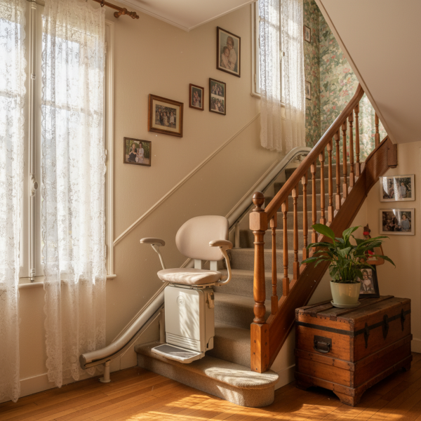 Entreprise experte en monte-escalier intérieur pour senior avec mobilité réduite à Bordeaux vers Pessac et financement possible via aides publiques en Gironde 33000