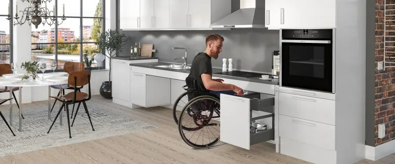 Aménager une cuisine à Bordeaux 33000 pour la rendre accessible et confortable aux personnes à mobilité réduite