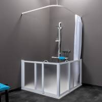Notre zone d'activité pour ce service Aide douche pour PMR personne handicapée en fauteuil La Teste de Buch sur le Bassin d'Arcachon au meilleur prix avec receveur antidérapant et parois renforcées